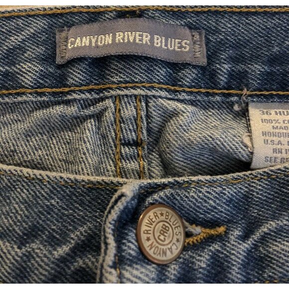 Canyon River Blues Youth Blue Denim Jeans Size 36 Husky - Picture 5 of 6